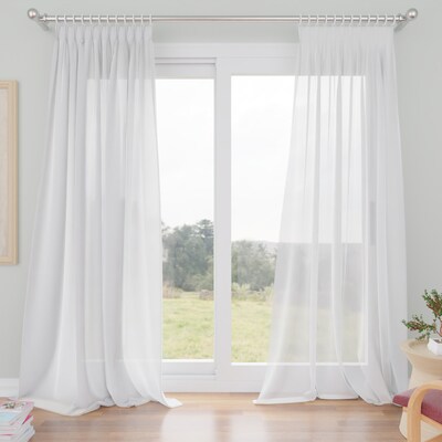 Custom Sheer Pleated Curtains - image1